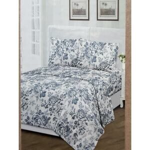 Tree Organic 100% Cotton Sheets King Size 4 Piece Set NWT